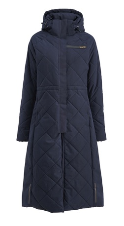 WAHLSTEN CINNABAR WOMEN'S WINTER COAT, DARK BLUE